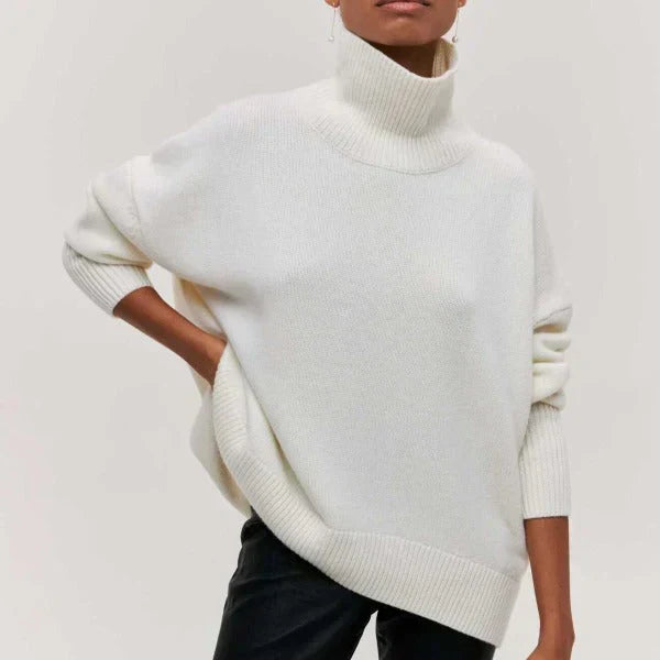 Mia Cozy Turtleneck Sweater - Asvori Melbourne