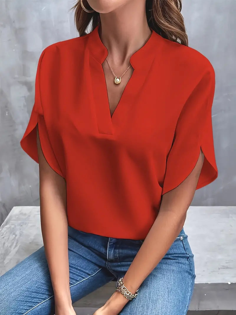 Sara Flared Sleeve Blouse - Asvori Melbourne