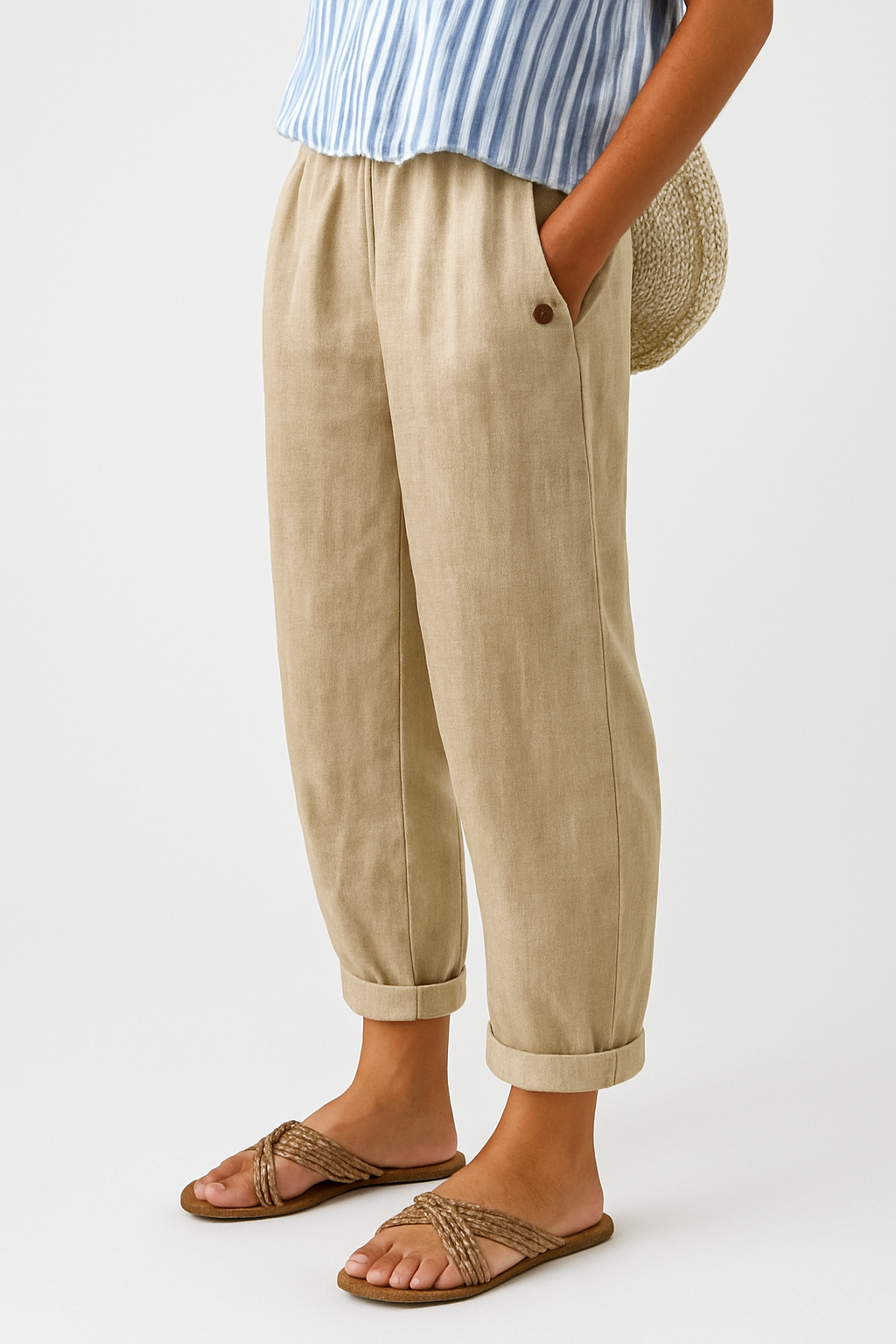 Yanchik Stylish Pants With Side Pockets - Asvori Melbourne
