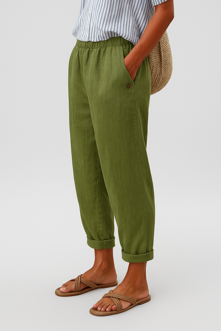 Yanchik Stylish Pants With Side Pockets - Asvori Melbourne