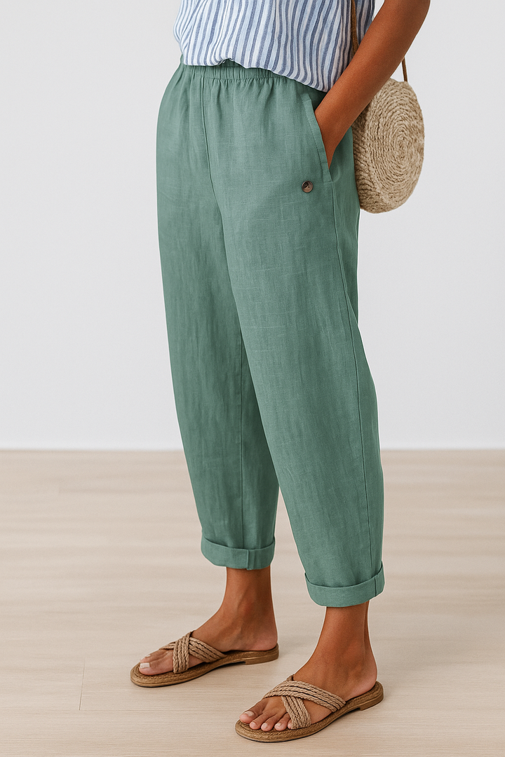 Yanchik Stylish Pants With Side Pockets - Asvori Melbourne