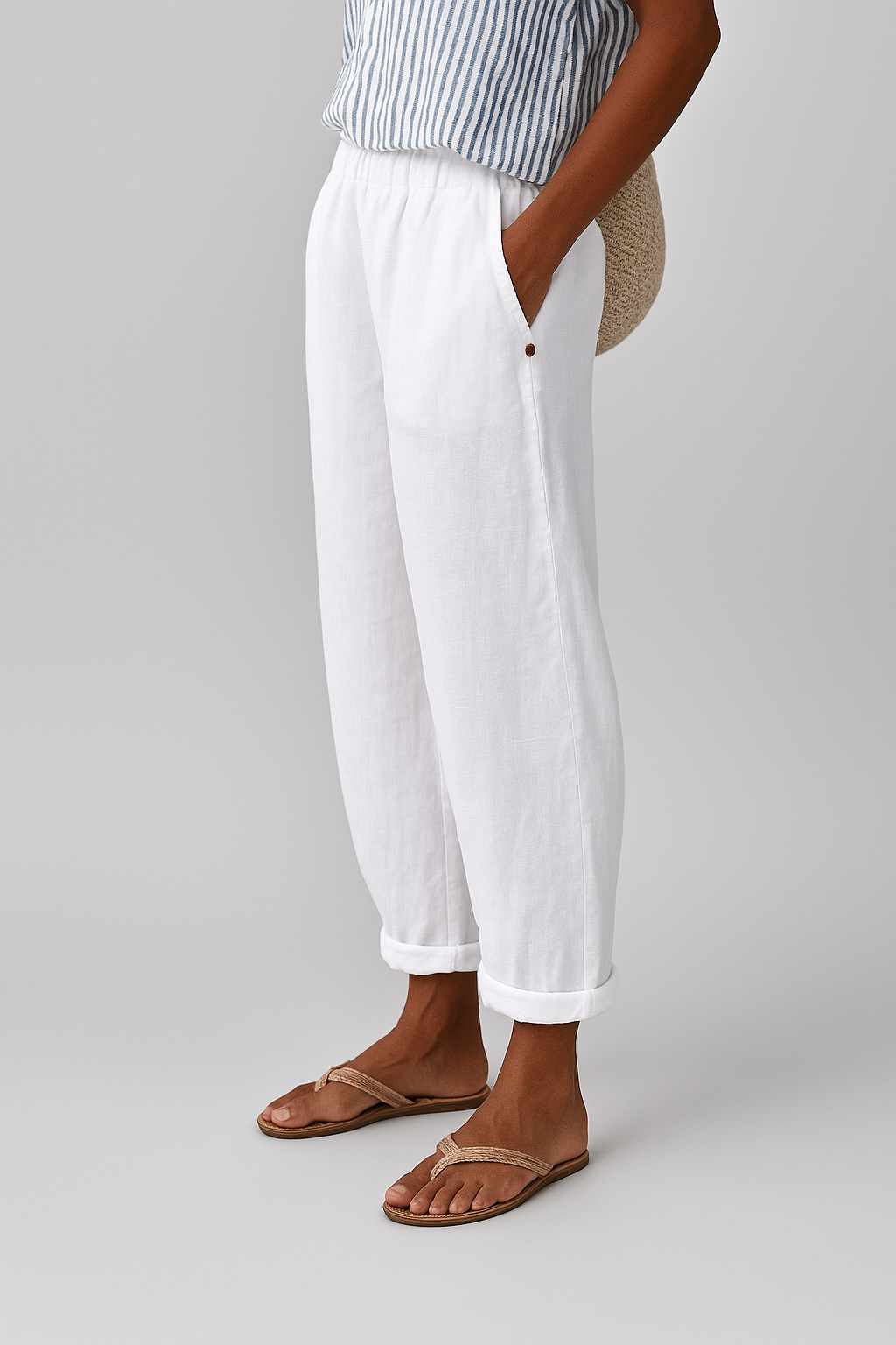 Yanchik Stylish Pants With Side Pockets - Asvori Melbourne
