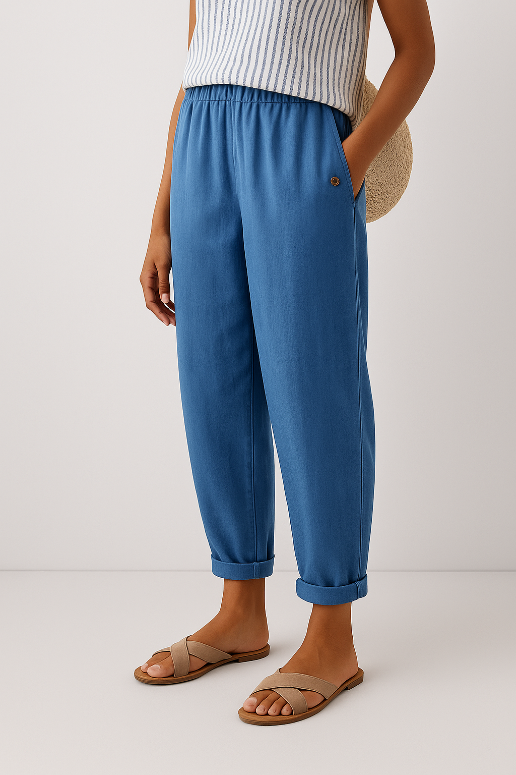 Yanchik Stylish Pants With Side Pockets - Asvori Melbourne