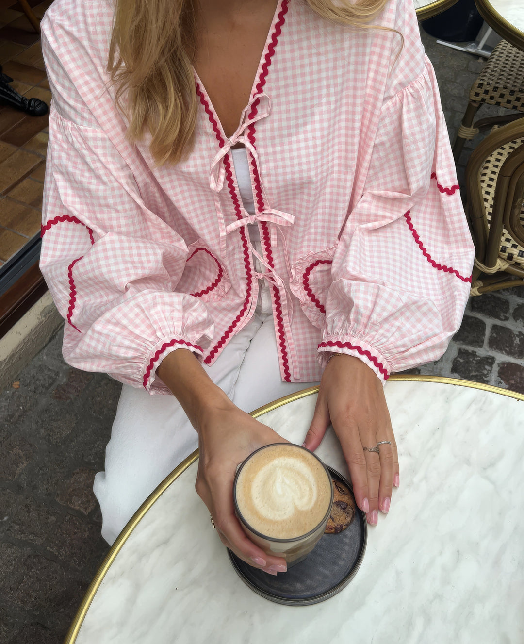 GRACIE Heart Blouse - Asvori Melbourne