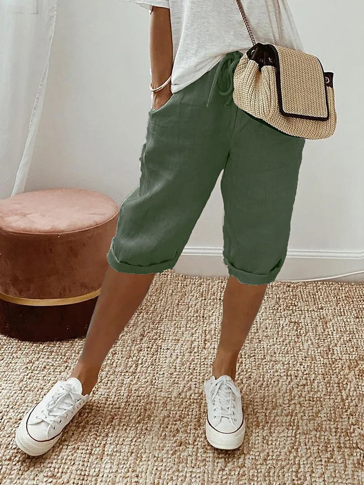 EMMA Cotton-Linen Women's Pants - Asvori Melbourne
