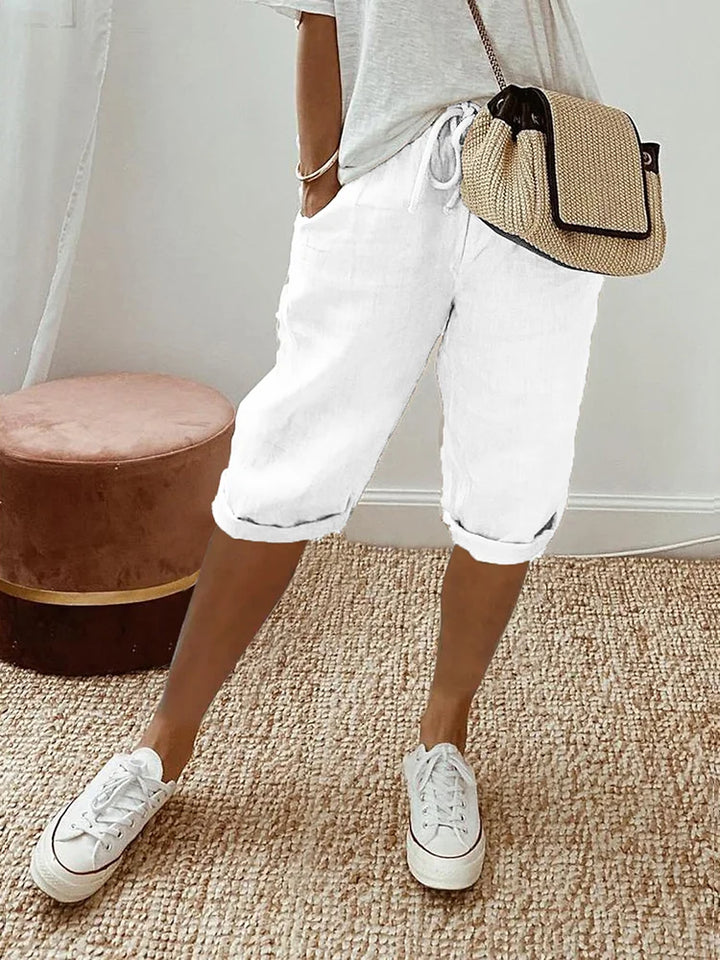 EMMA Cotton-Linen Women's Pants - Asvori Melbourne