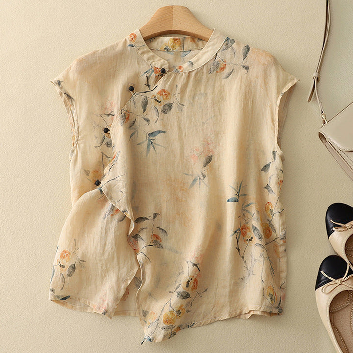 Ardene Linen Top - Asvori Melbourne