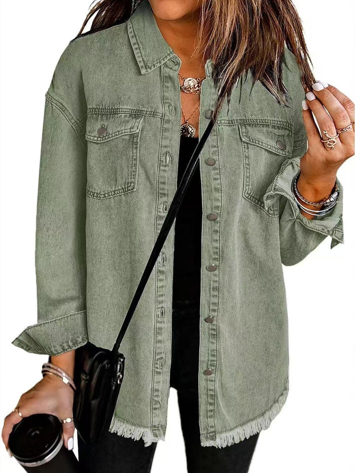 Roxane Classic Everyday Denim Jacket - Asvori Melbourne