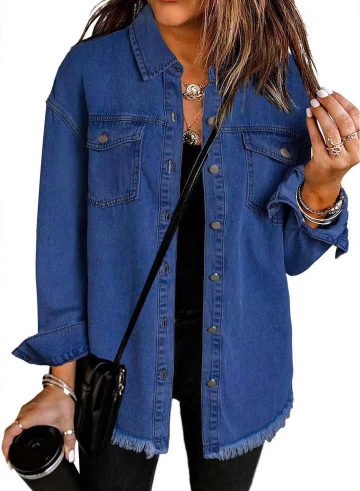 Roxane Classic Everyday Denim Jacket - Asvori Melbourne