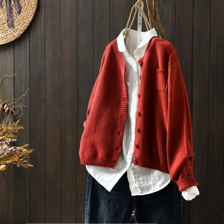 Bianca Cozy Knit Cardigan - Asvori Melbourne