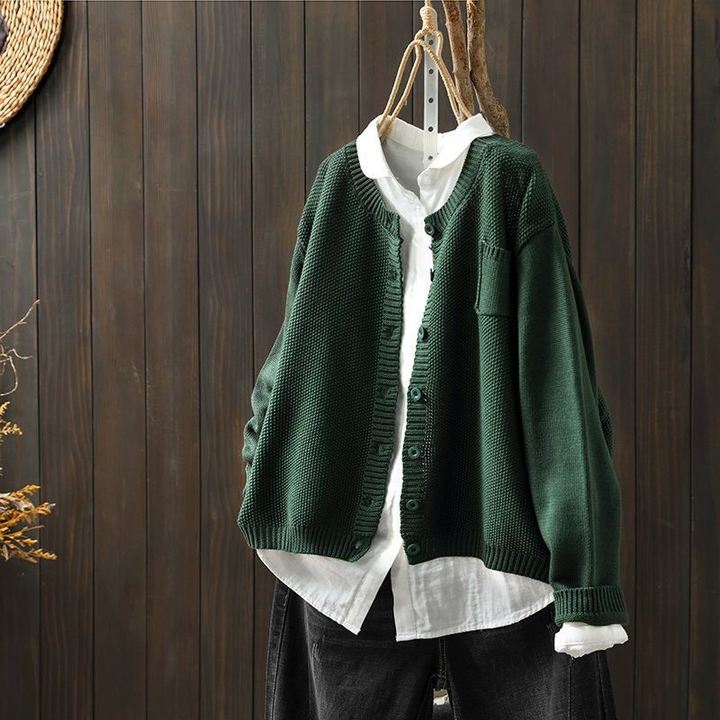 Bianca Cozy Knit Cardigan - Asvori Melbourne