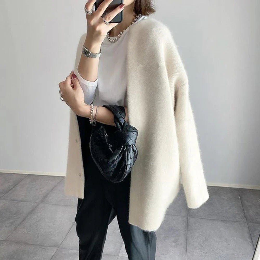 Cora Timeless Knit Cardigan - Asvori Melbourne