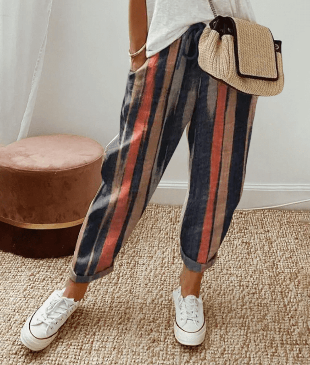Annabel Relaxed Linen Trousers - Asvori Melbourne