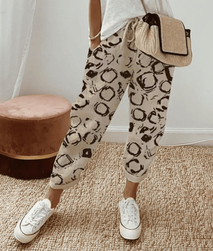 Annabel Relaxed Linen Trousers - Asvori Melbourne