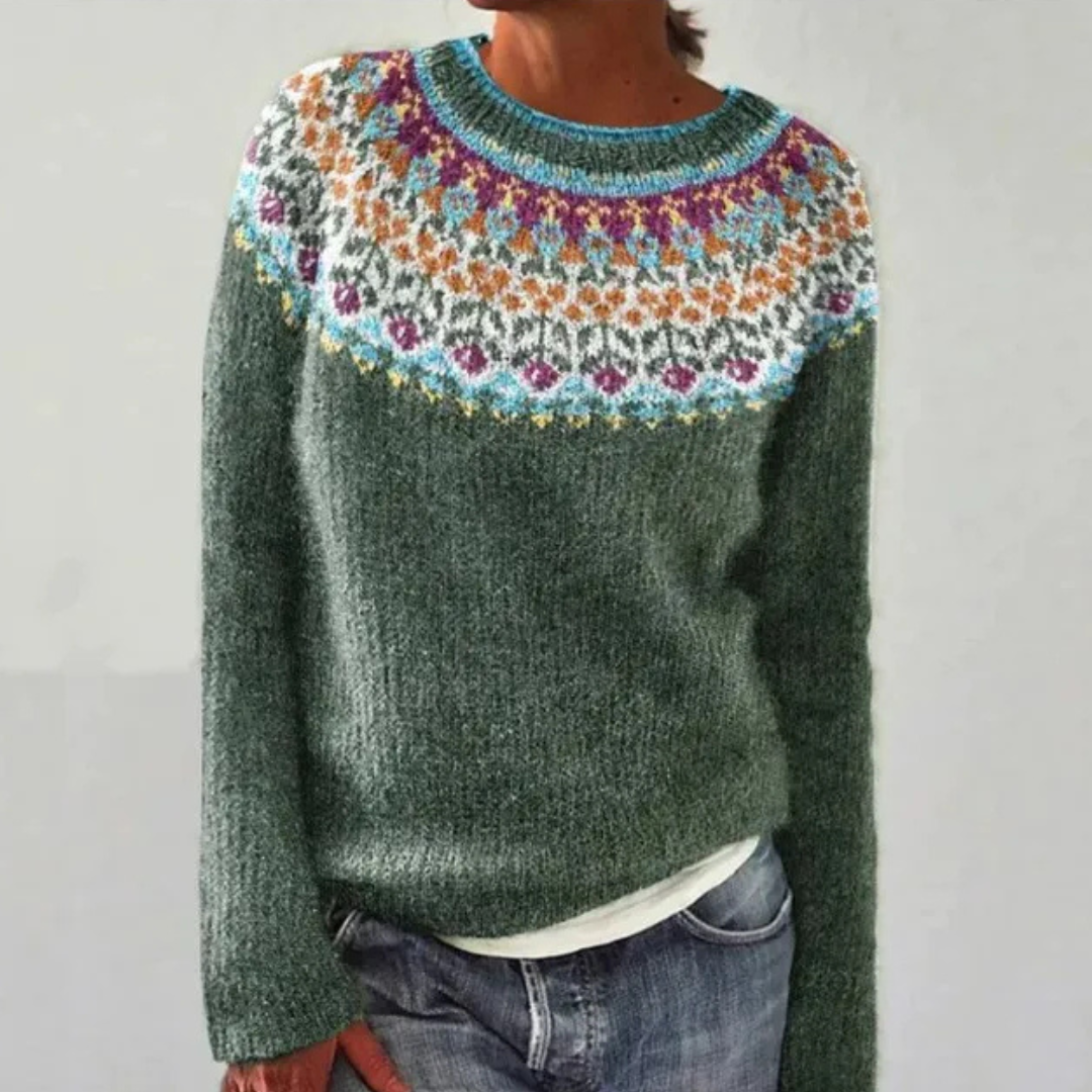 AMELIE RETRO KNITTED JUMPER - Asvori Melbourne