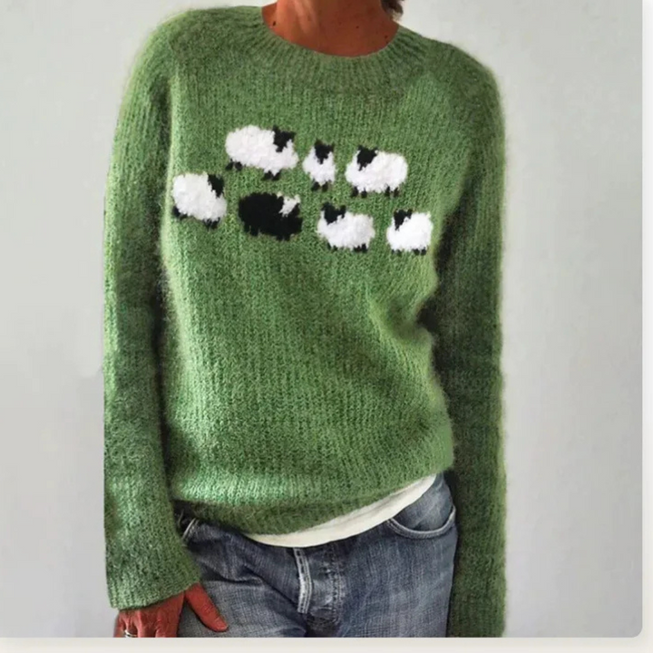 AMELIE RETRO KNITTED JUMPER - Asvori Melbourne