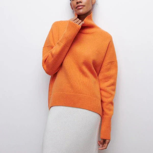 Mia Cozy Turtleneck Sweater - Asvori Melbourne