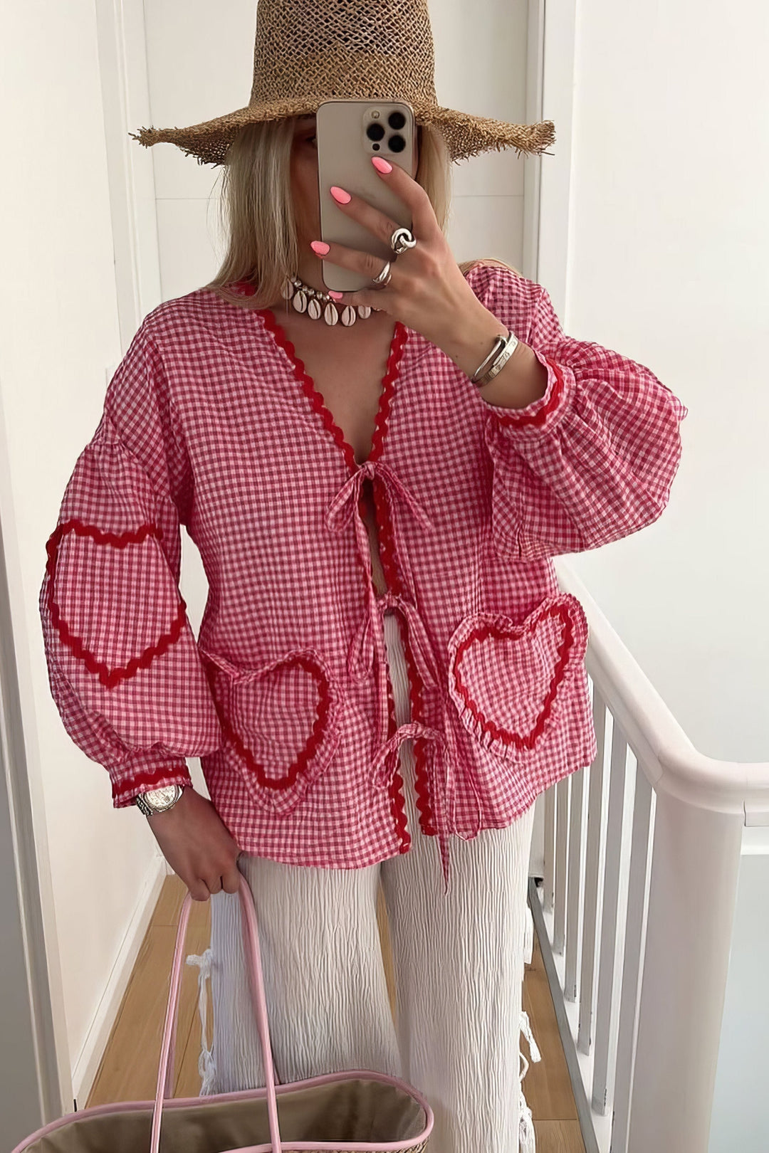 GRACIE Heart Blouse - Asvori Melbourne