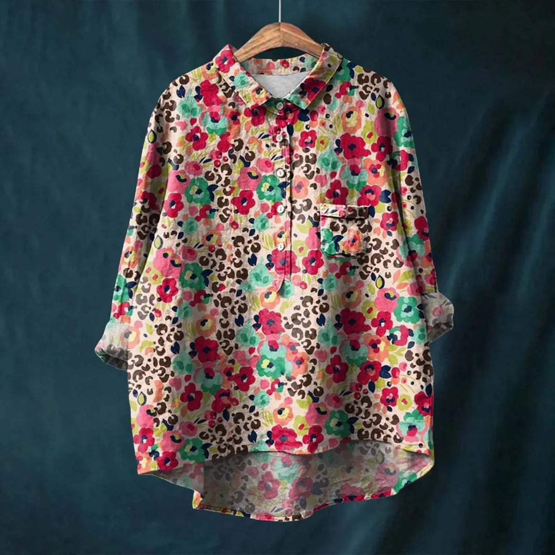 Liesa Elegant Women's Floral Shirt - Asvori Melbourne