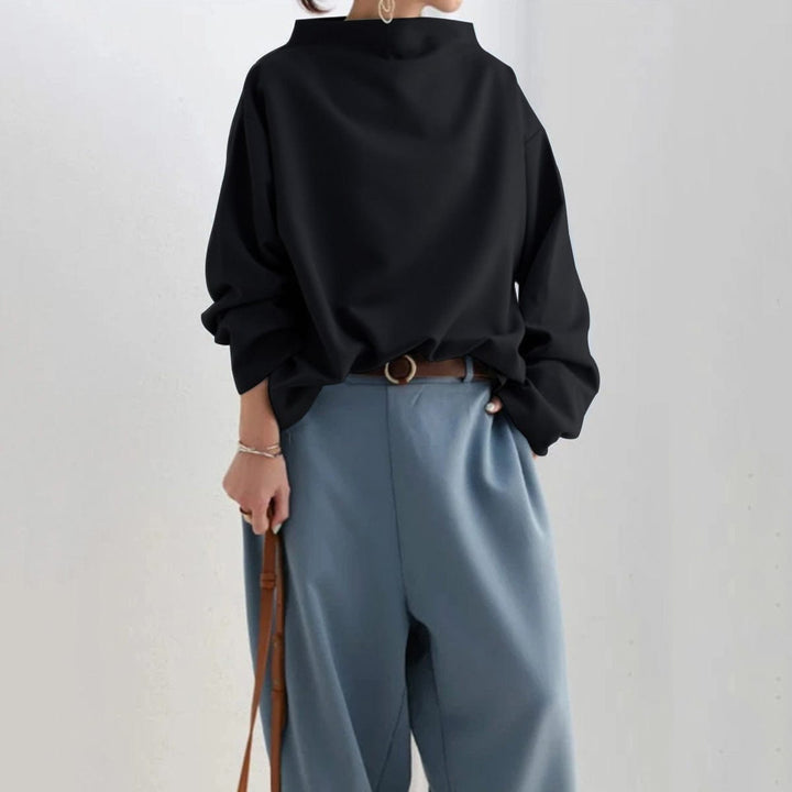 Gabriella Chic High Neck Pullover - Asvori Melbourne