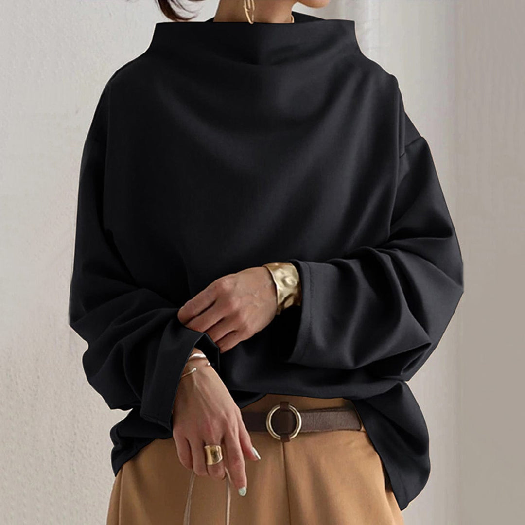 Gabriella Chic High Neck Pullover - Asvori Melbourne