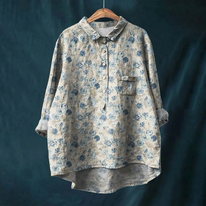 Liesa Elegant Women's Floral Shirt - Asvori Melbourne