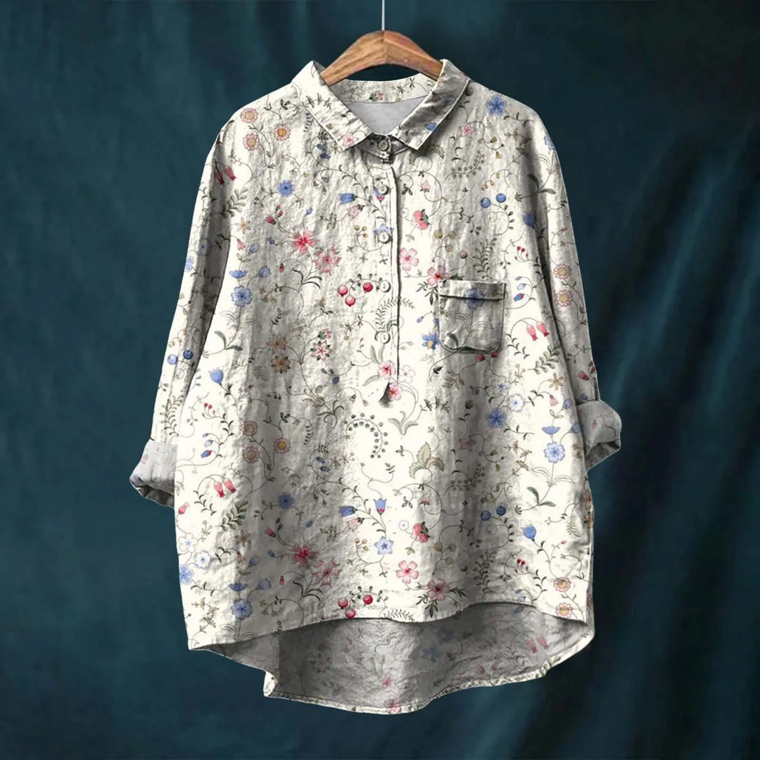 Liesa Elegant Women's Floral Shirt - Asvori Melbourne