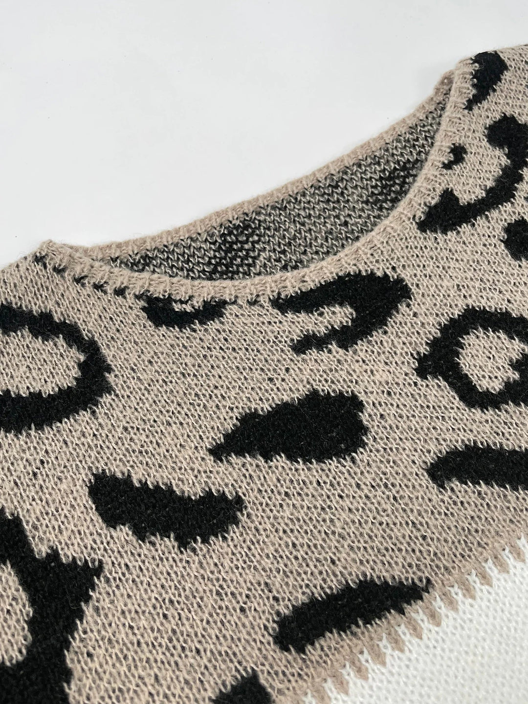 Helena Leopard Print Sweater - Asvori Melbourne