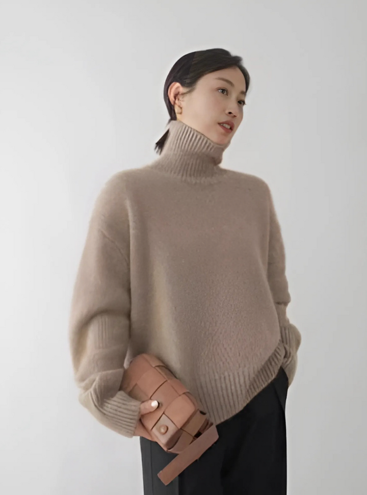Lena Turtleneck Sweater - Asvori Melbourne