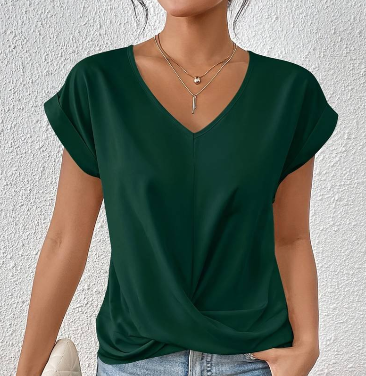 Luna The Perfect V-Neck Top - Asvori Melbourne