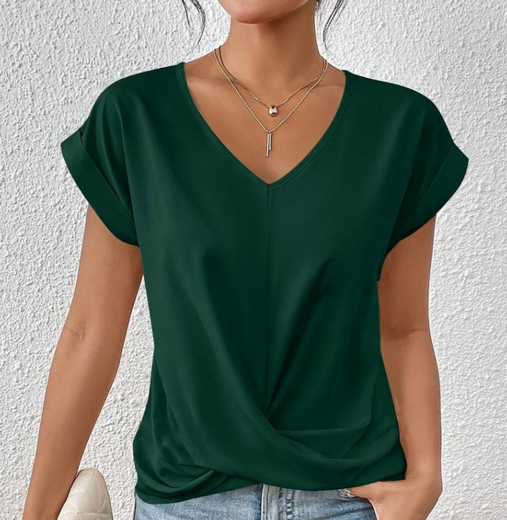 Luna The Perfect V-Neck Top - Asvori Melbourne