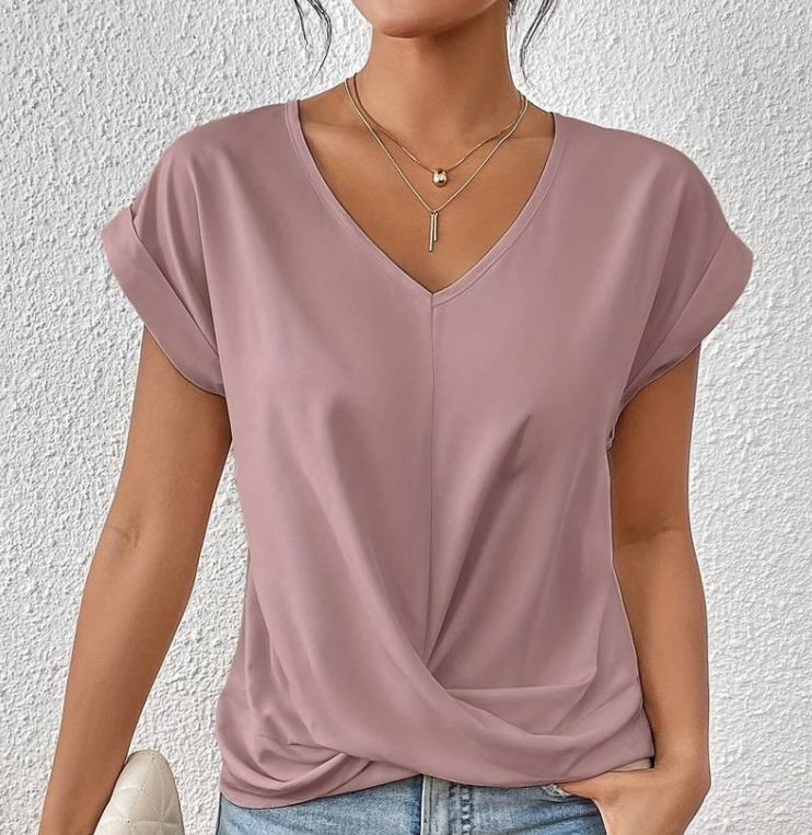 Luna The Perfect V-Neck Top - Asvori Melbourne