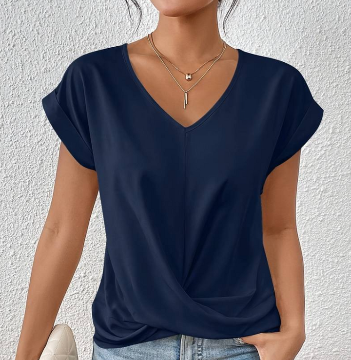 Luna The Perfect V-Neck Top - Asvori Melbourne