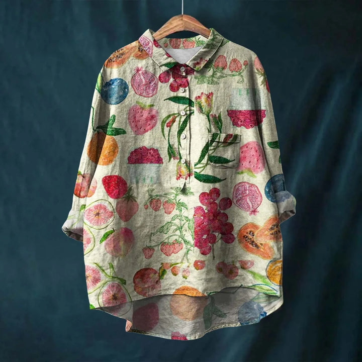 Liesa Elegant Women's Floral Shirt - Asvori Melbourne