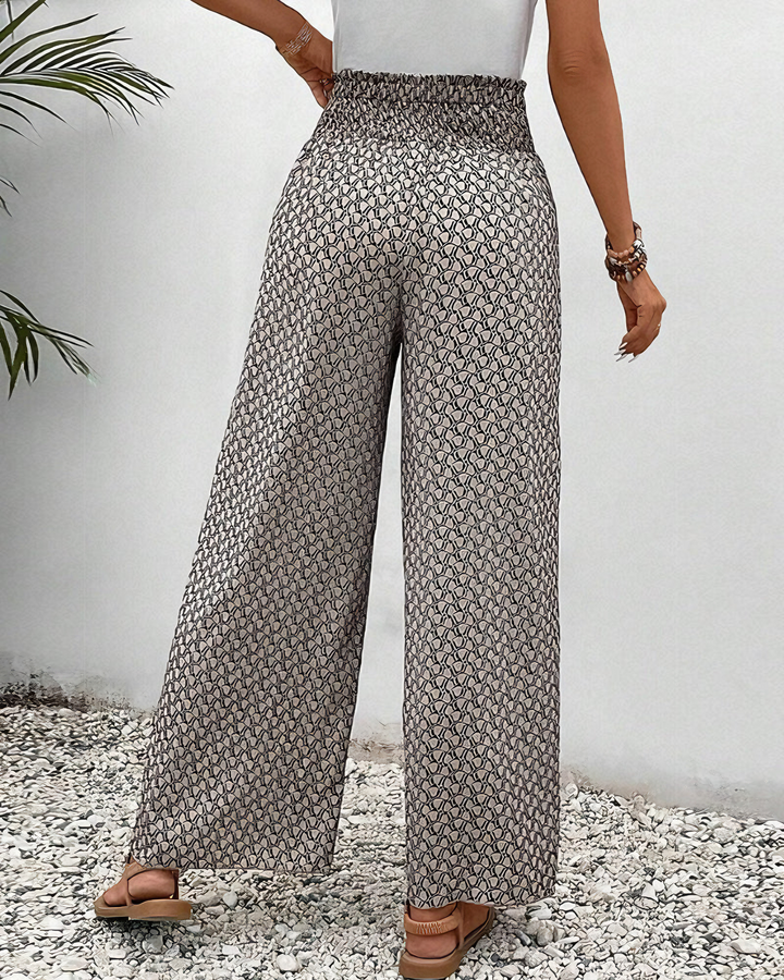 Sahara Relaxed Wide-Leg Pants - Asvori Melbourne