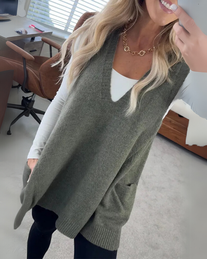AROLA Cozy Knit Vest - Asvori Melbourne