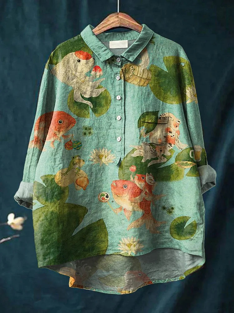 Chloe Dog Art Shirt - Asvori Melbourne