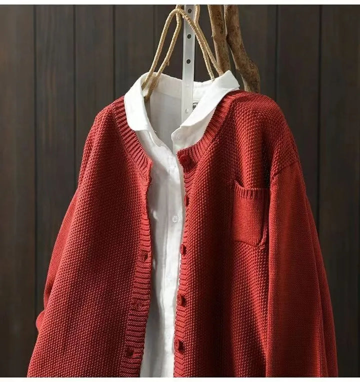 Bianca Cozy Knit Cardigan - Asvori Melbourne