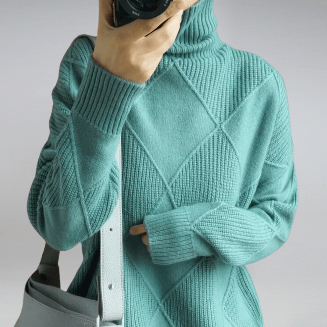 Abigail Soft turtleneck sweater - Asvori Melbourne