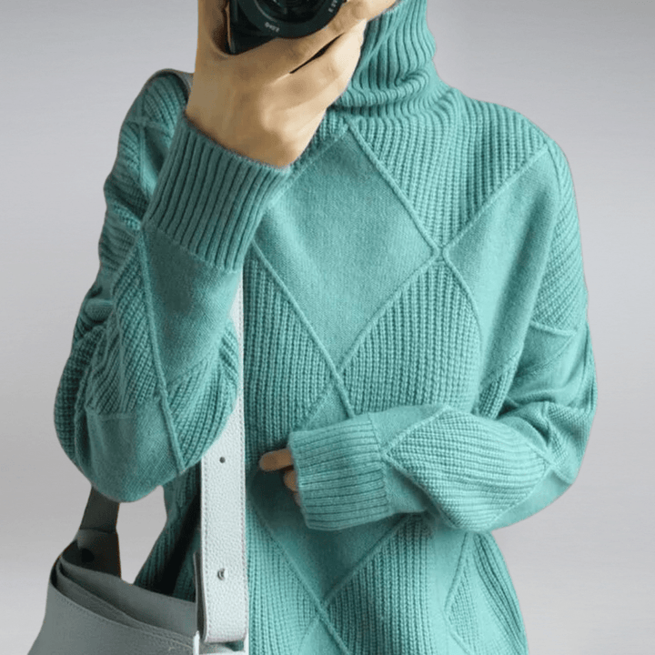 Abigail Soft turtleneck sweater - Asvori Melbourne