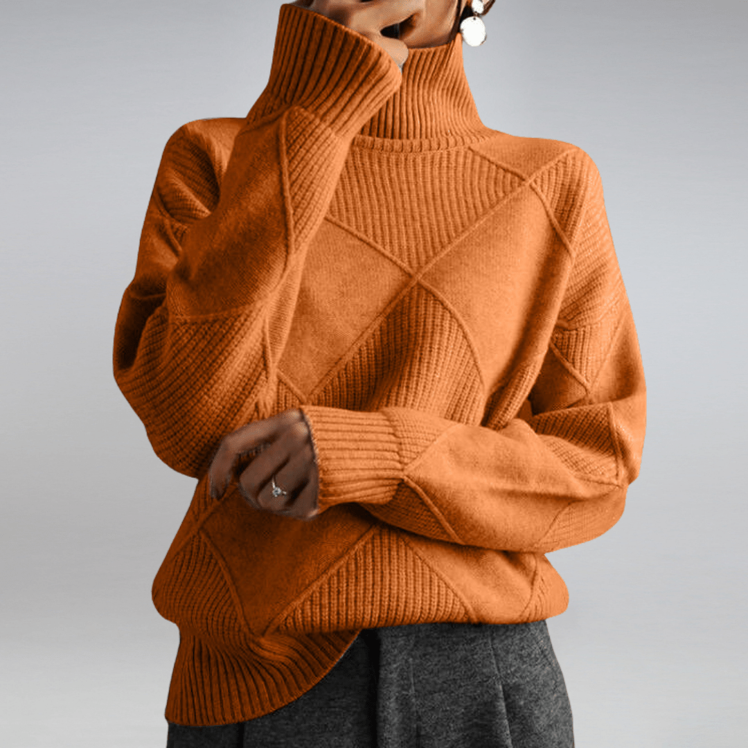 Abigail Soft turtleneck sweater - Asvori Melbourne