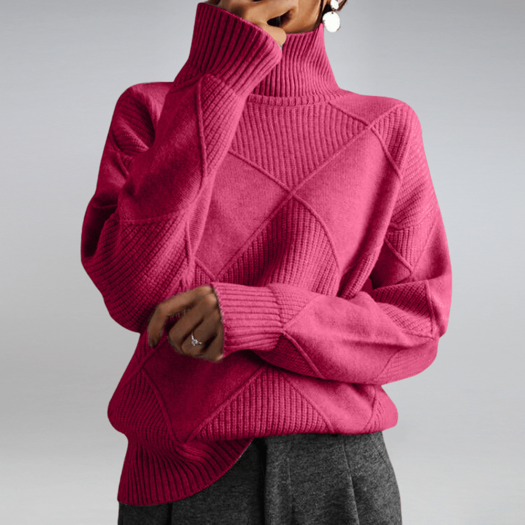 Abigail Soft turtleneck sweater - Asvori Melbourne