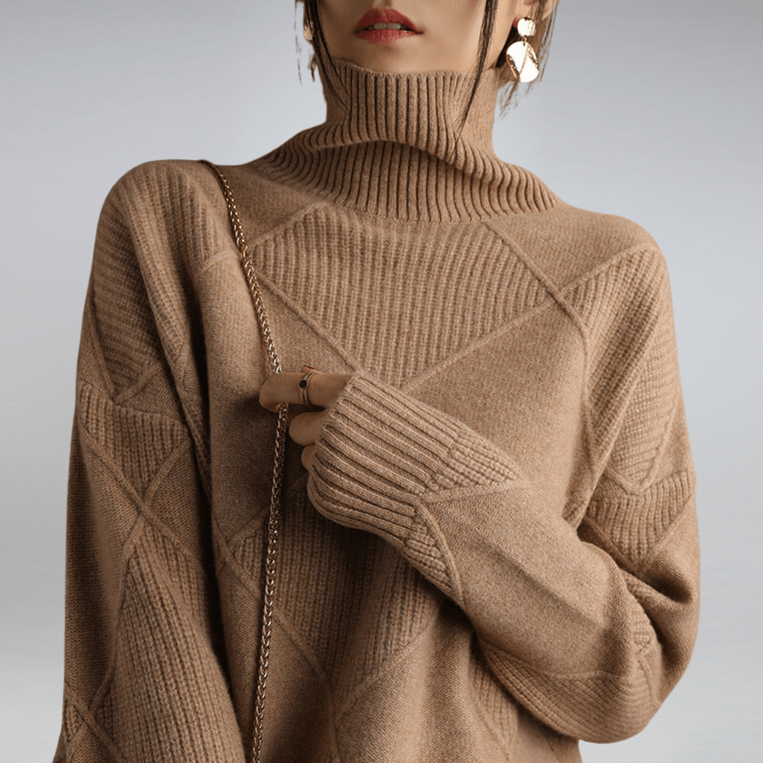 Abigail Soft turtleneck sweater - Asvori Melbourne