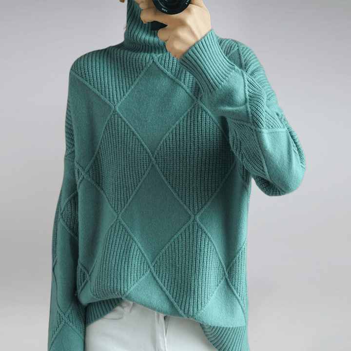 Abigail Soft turtleneck sweater - Asvori Melbourne