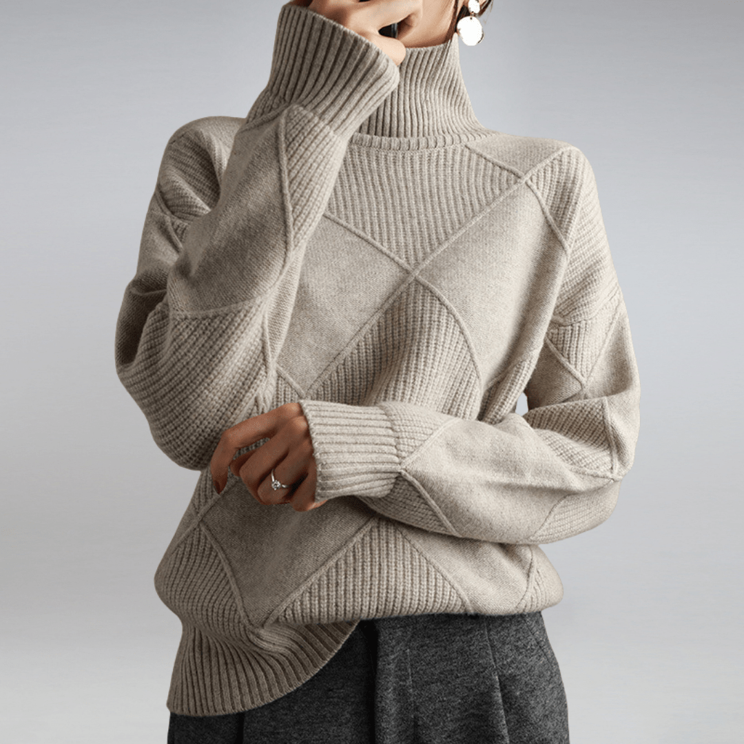 Abigail Soft turtleneck sweater - Asvori Melbourne