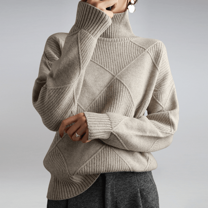 Abigail Soft turtleneck sweater - Asvori Melbourne