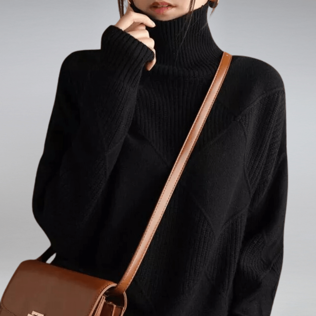 Abigail Soft turtleneck sweater - Asvori Melbourne