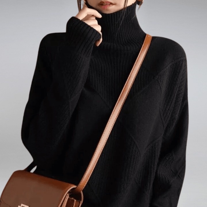 Abigail Soft turtleneck sweater - Asvori Melbourne
