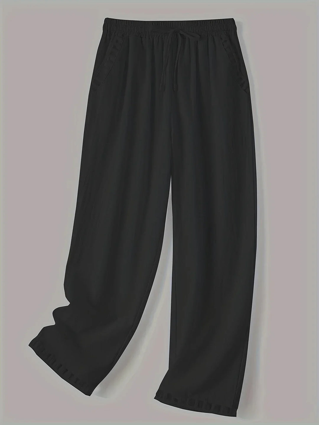 Tracey Contrast Trim Cropped Pants - Asvori Melbourne