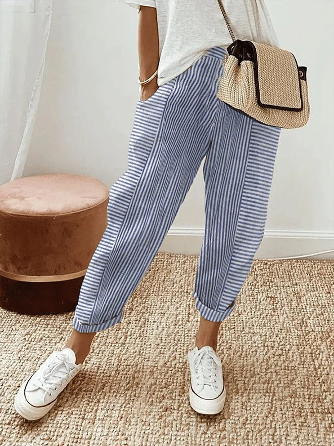 Lore Striped Pants - Asvori Melbourne